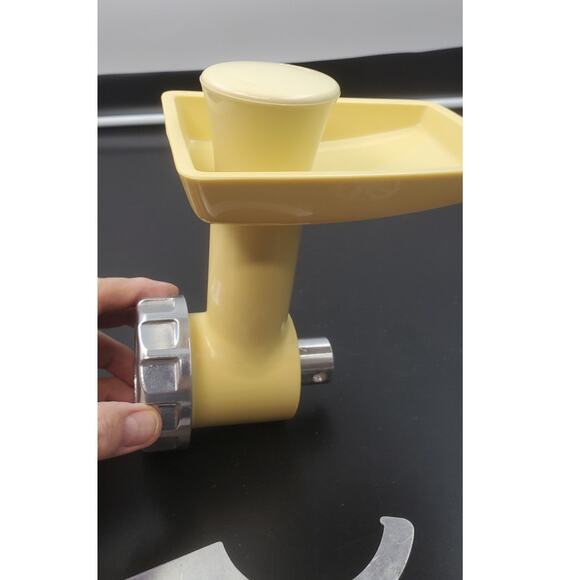 Vintage Oster Meat Grinder Accessosry for Oster Kitchen Center, Harvest Gold - Picture 7 of 7